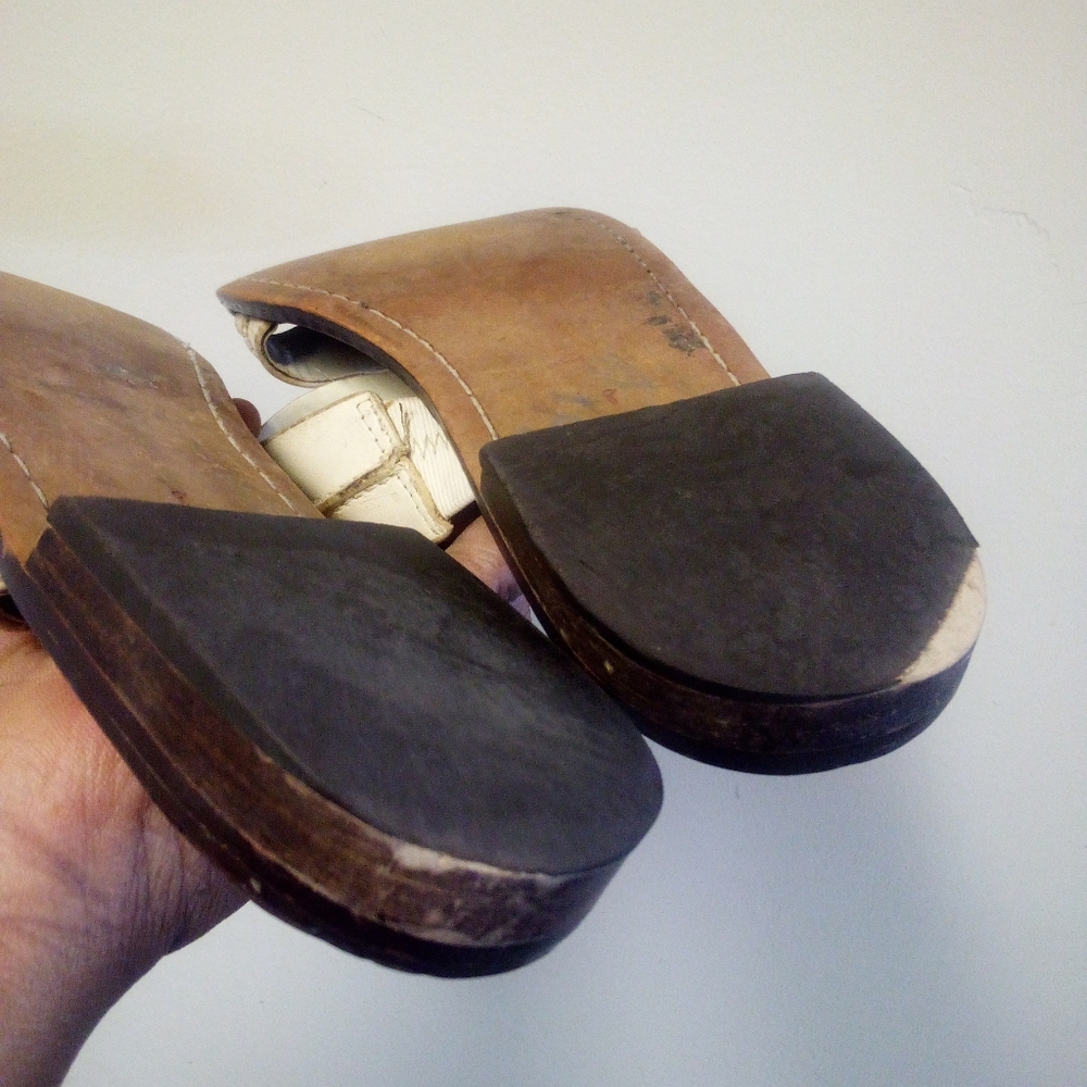 Sam Edelman Cream Slides Size 8M - Picture 12 of 15